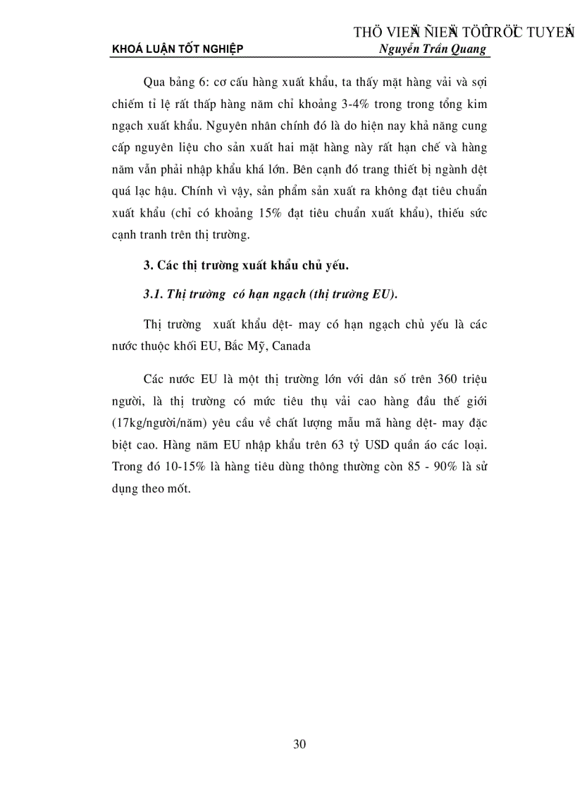 image for page Đánh giá khả năng cạnh tranh hàng dệt may Việt Nam