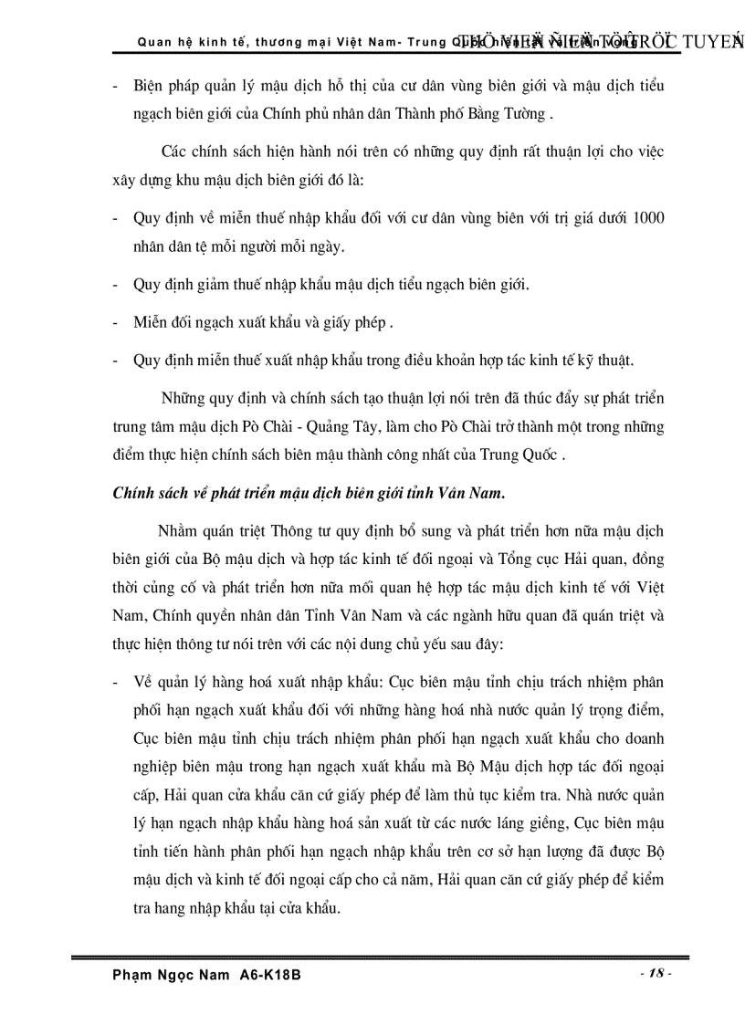 image for page Quan hệ Kinh tế Thương Mại Việt Nam Trung Quốc hiện tại và triển vọng