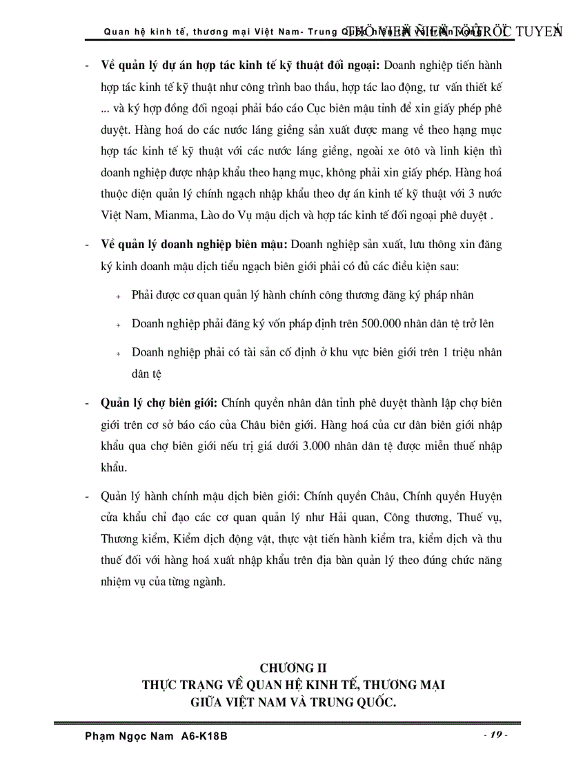 image for page Quan hệ Kinh tế Thương Mại Việt Nam Trung Quốc hiện tại và triển vọng