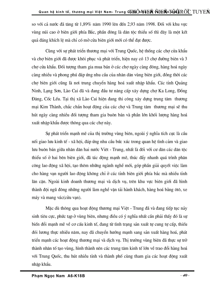 image for page Quan hệ Kinh tế Thương Mại Việt Nam Trung Quốc hiện tại và triển vọng