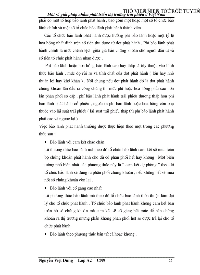 image for page Một số giải pháp nhằm phát triển thị trường trái phiếu ở Việt Nam