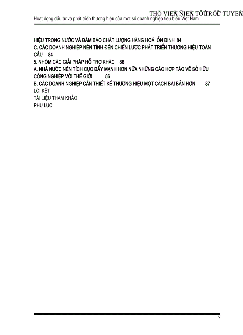 image for page Hoạt động đầu tư và phát triển thương hiệu của một số doanh nghiệp tiêu biểu Việt Nam