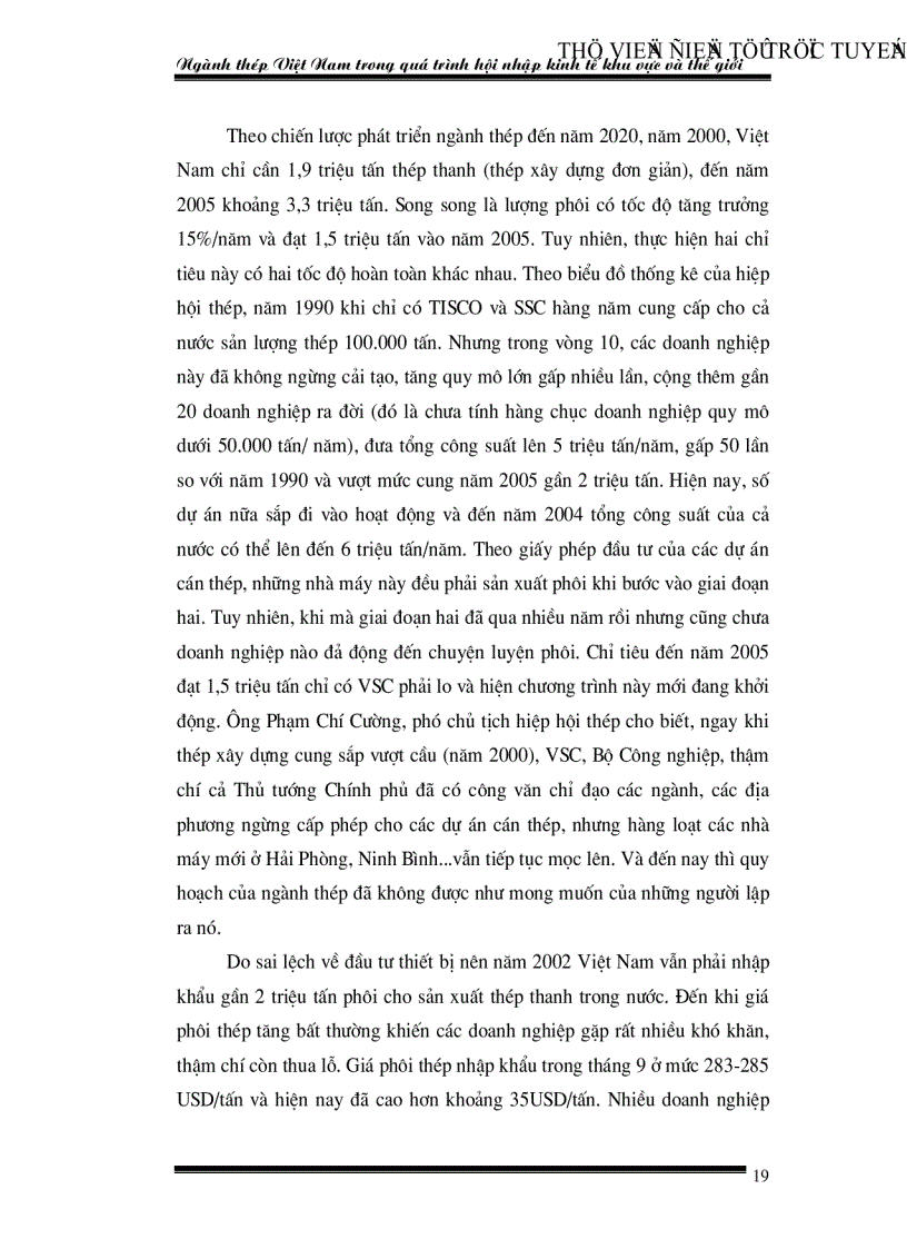 image for page Ngành thép Việt Nam trong quá trình hội nhập kinh tế khu vực và thế giới