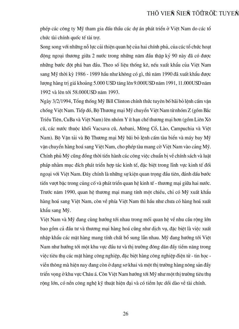 image for page Hiệp định thương mại Việt Mỹ với vấn đề xuất khẩu hàng hoá của Việt Nam sang Mỹ