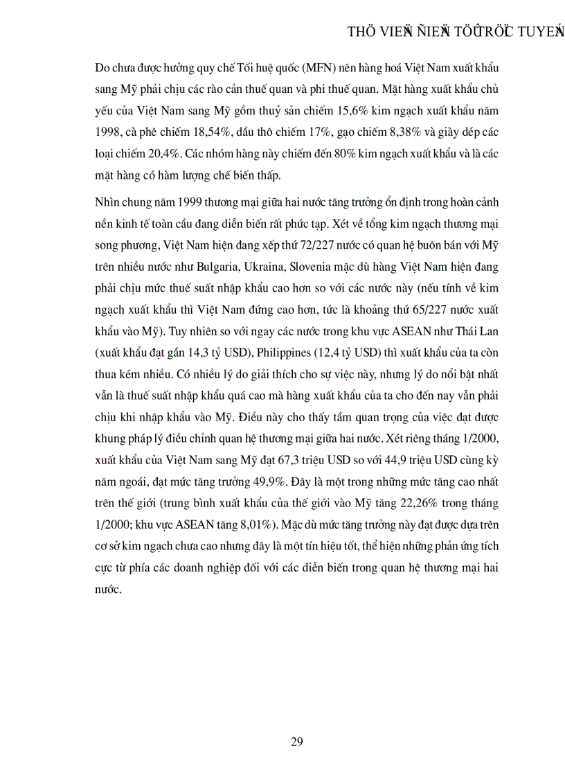 image for page Hiệp định thương mại Việt Mỹ với vấn đề xuất khẩu hàng hoá của Việt Nam sang Mỹ