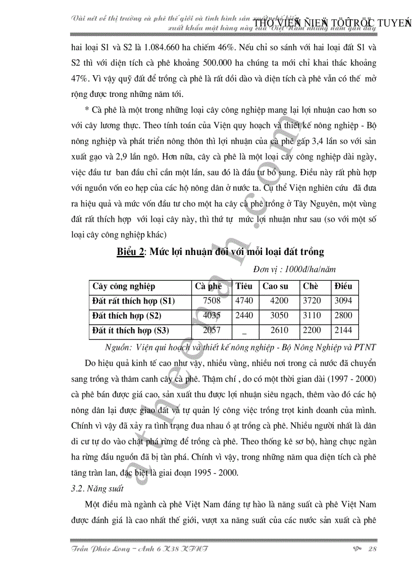 image for page Vài nét về thị trường cà phê thế giới và tình hình sản xuất chế biến xuất khẩu mặt hàng này của Việt Nam những năm gần đây