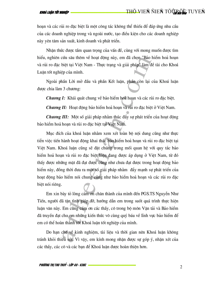 image for page Bảo hiểm hoả hoạn và rủi ro đặc biệt tại Việt Nam Thực trạng và giải pháp