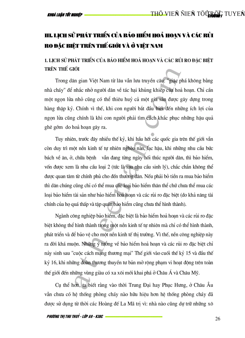 image for page Bảo hiểm hoả hoạn và rủi ro đặc biệt tại Việt Nam Thực trạng và giải pháp