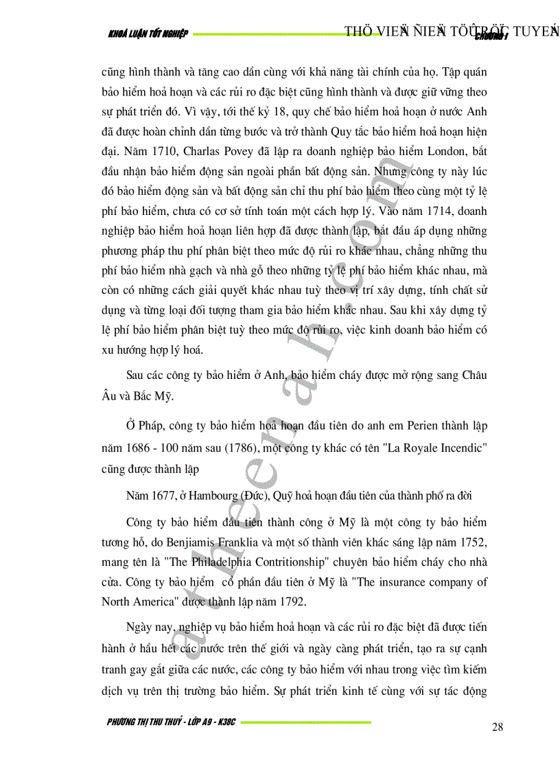 image for page Bảo hiểm hoả hoạn và rủi ro đặc biệt tại Việt Nam Thực trạng và giải pháp