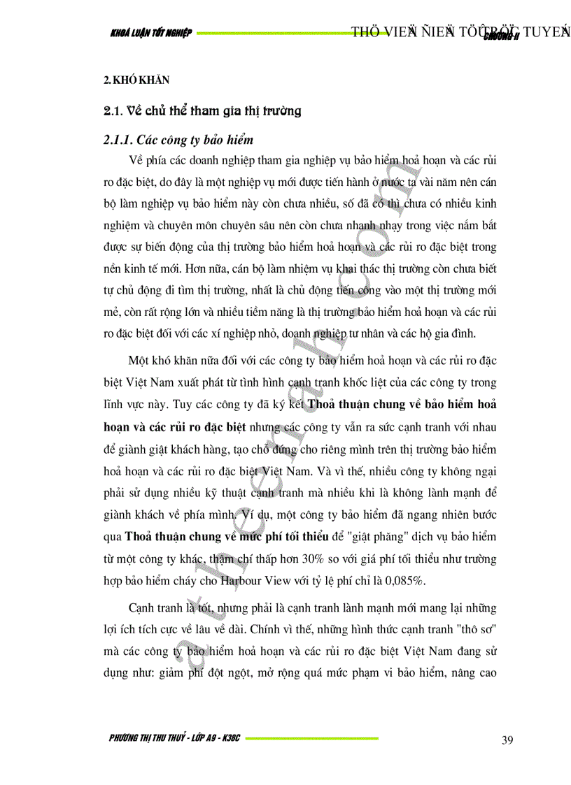 image for page Bảo hiểm hoả hoạn và rủi ro đặc biệt tại Việt Nam Thực trạng và giải pháp