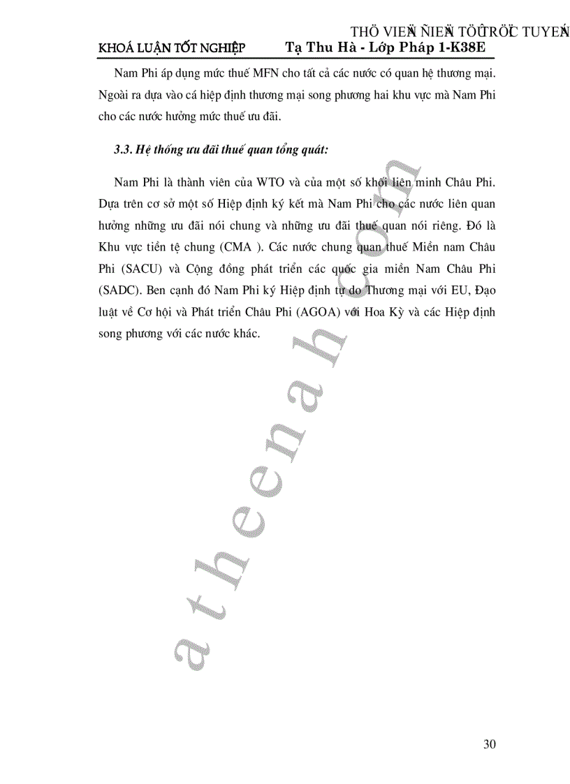 image for page Cộng hoà Nam Phi giải pháp phát triển cho quan hệ kinh tế thương mại giữa Việt Nam và Cộng hoà Nam Phi trong thời gian tới