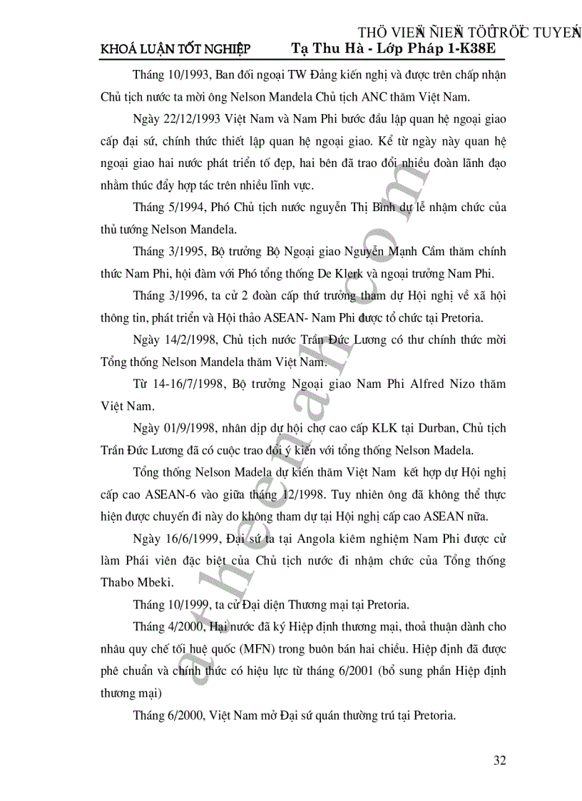 image for page Cộng hoà Nam Phi giải pháp phát triển cho quan hệ kinh tế thương mại giữa Việt Nam và Cộng hoà Nam Phi trong thời gian tới