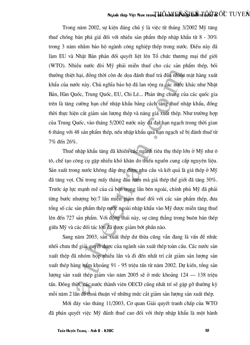 image for page Ngành thép Việt Nam trong quá trình hội nhập kinh tế quốc tế