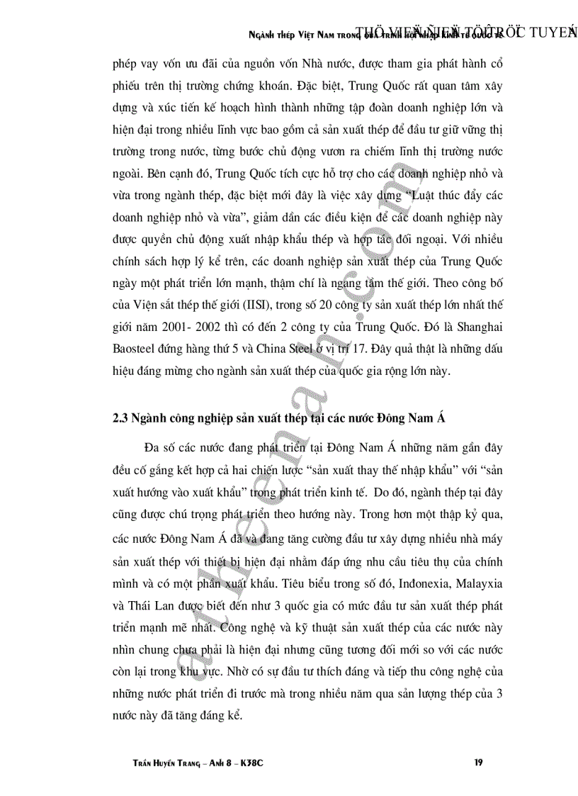 image for page Ngành thép Việt Nam trong quá trình hội nhập kinh tế quốc tế