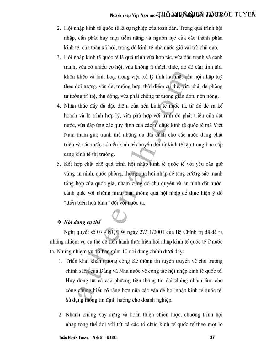 image for page Ngành thép Việt Nam trong quá trình hội nhập kinh tế quốc tế