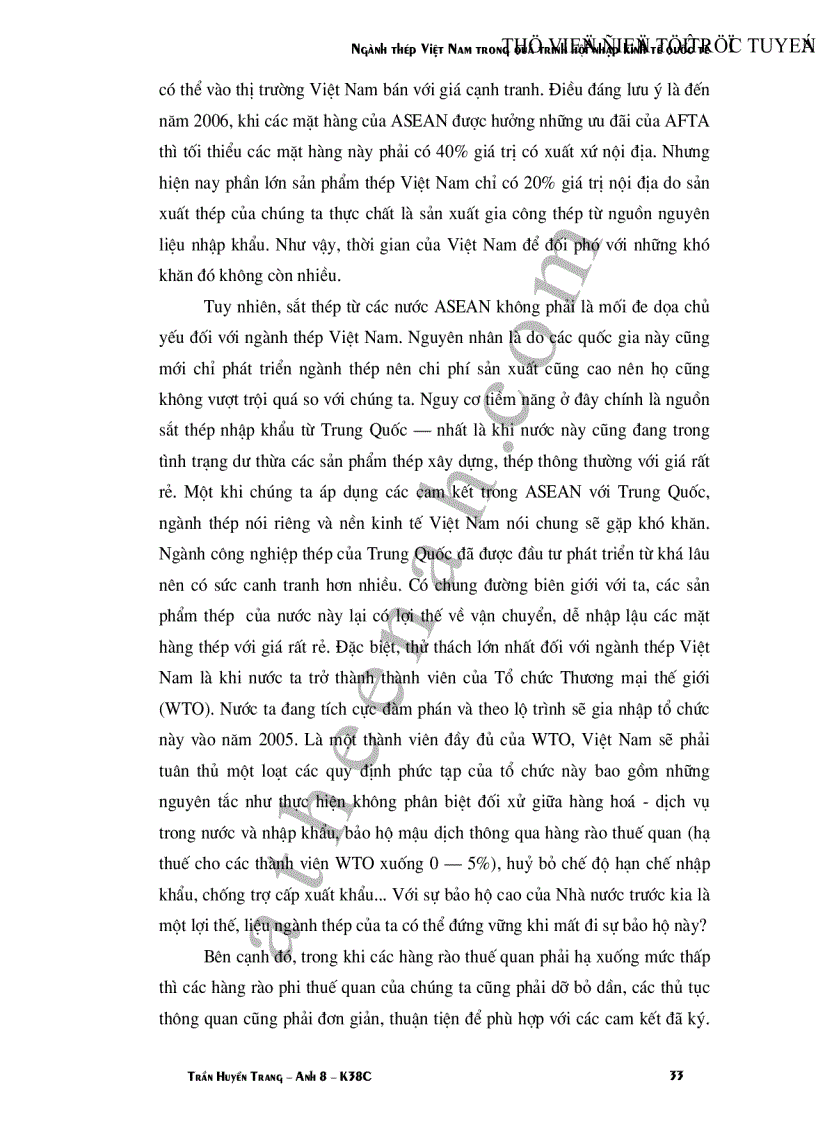 image for page Ngành thép Việt Nam trong quá trình hội nhập kinh tế quốc tế