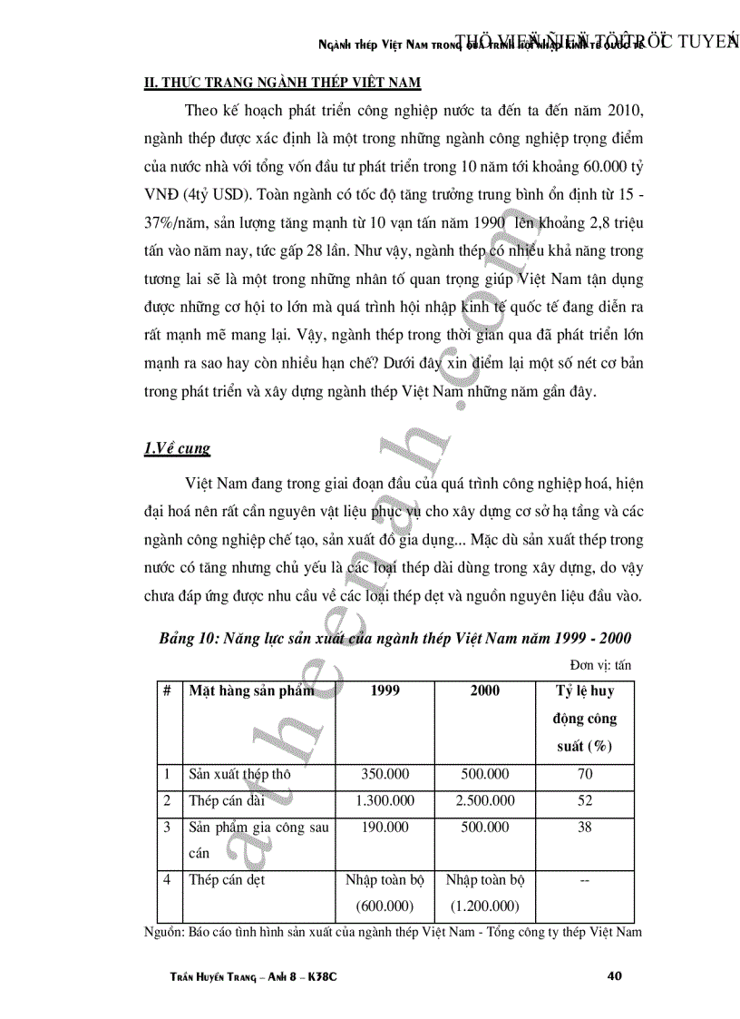 image for page Ngành thép Việt Nam trong quá trình hội nhập kinh tế quốc tế