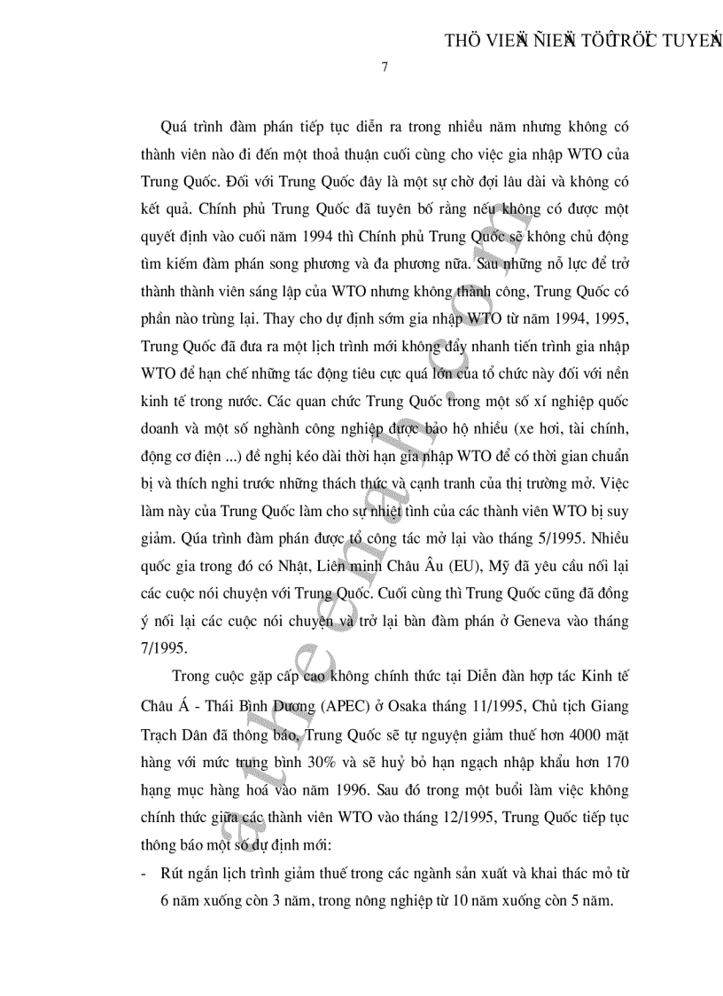 image for page Một số cải cách chính sách thương mại của Trung Quốc kể từ sau khi gia nhập WTO và bài học kinh nghiệm cho Việt Nam