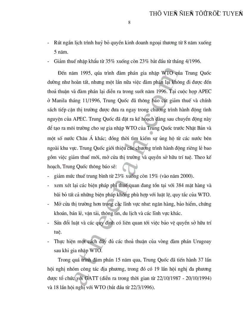 image for page Một số cải cách chính sách thương mại của Trung Quốc kể từ sau khi gia nhập WTO và bài học kinh nghiệm cho Việt Nam