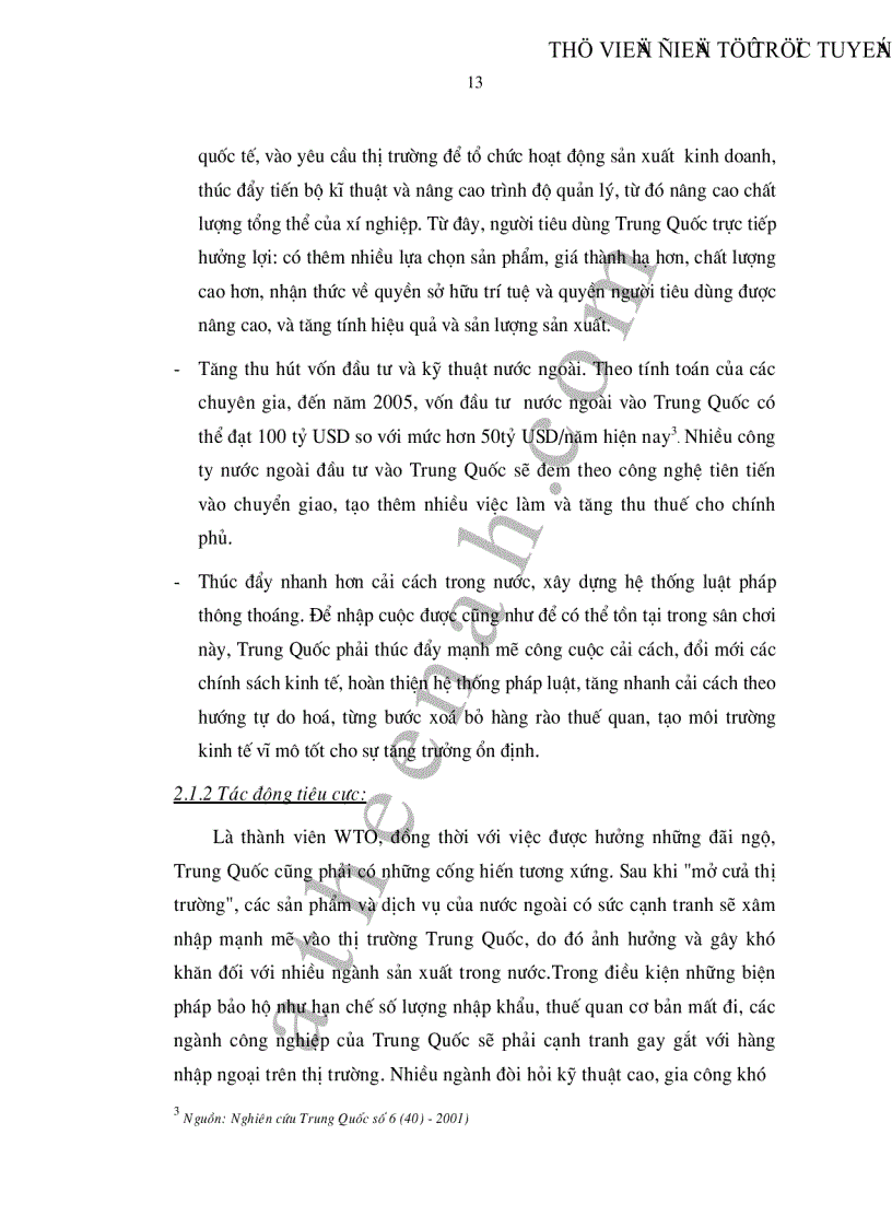 image for page Một số cải cách chính sách thương mại của Trung Quốc kể từ sau khi gia nhập WTO và bài học kinh nghiệm cho Việt Nam