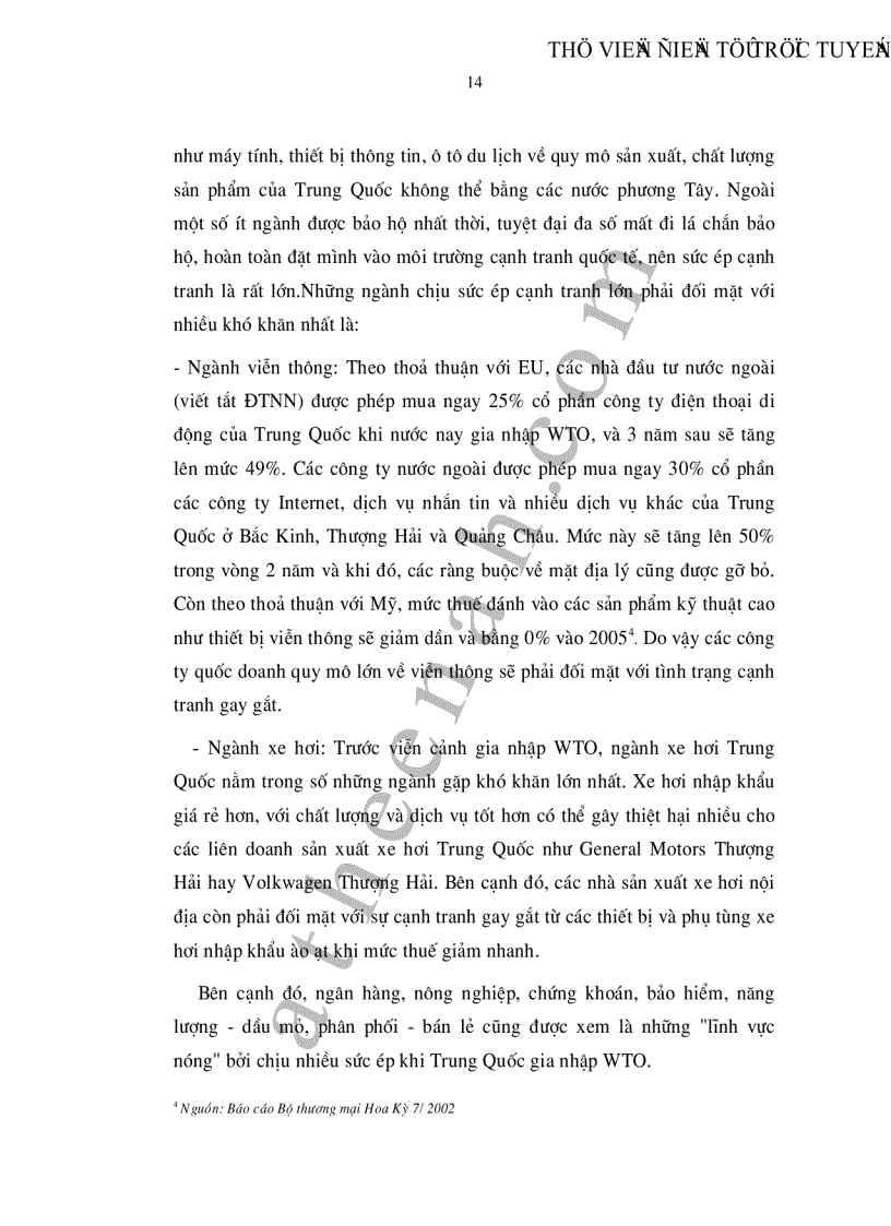 image for page Một số cải cách chính sách thương mại của Trung Quốc kể từ sau khi gia nhập WTO và bài học kinh nghiệm cho Việt Nam