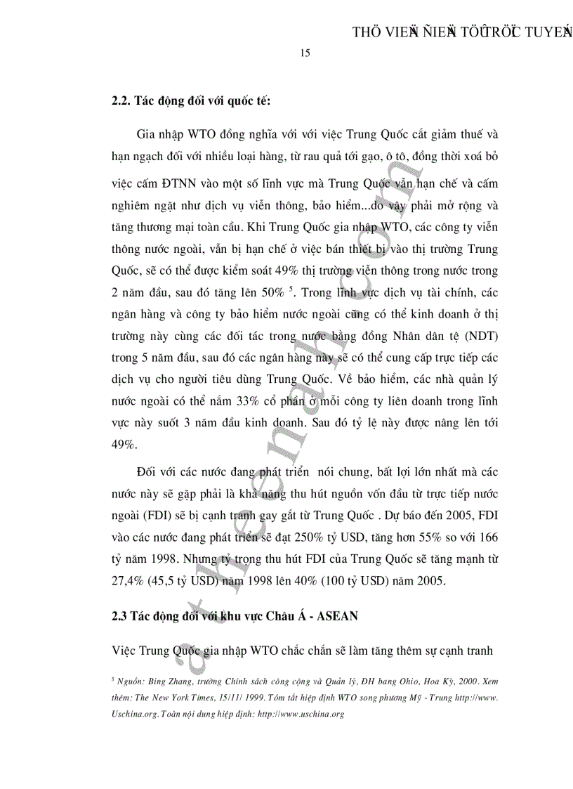 image for page Một số cải cách chính sách thương mại của Trung Quốc kể từ sau khi gia nhập WTO và bài học kinh nghiệm cho Việt Nam