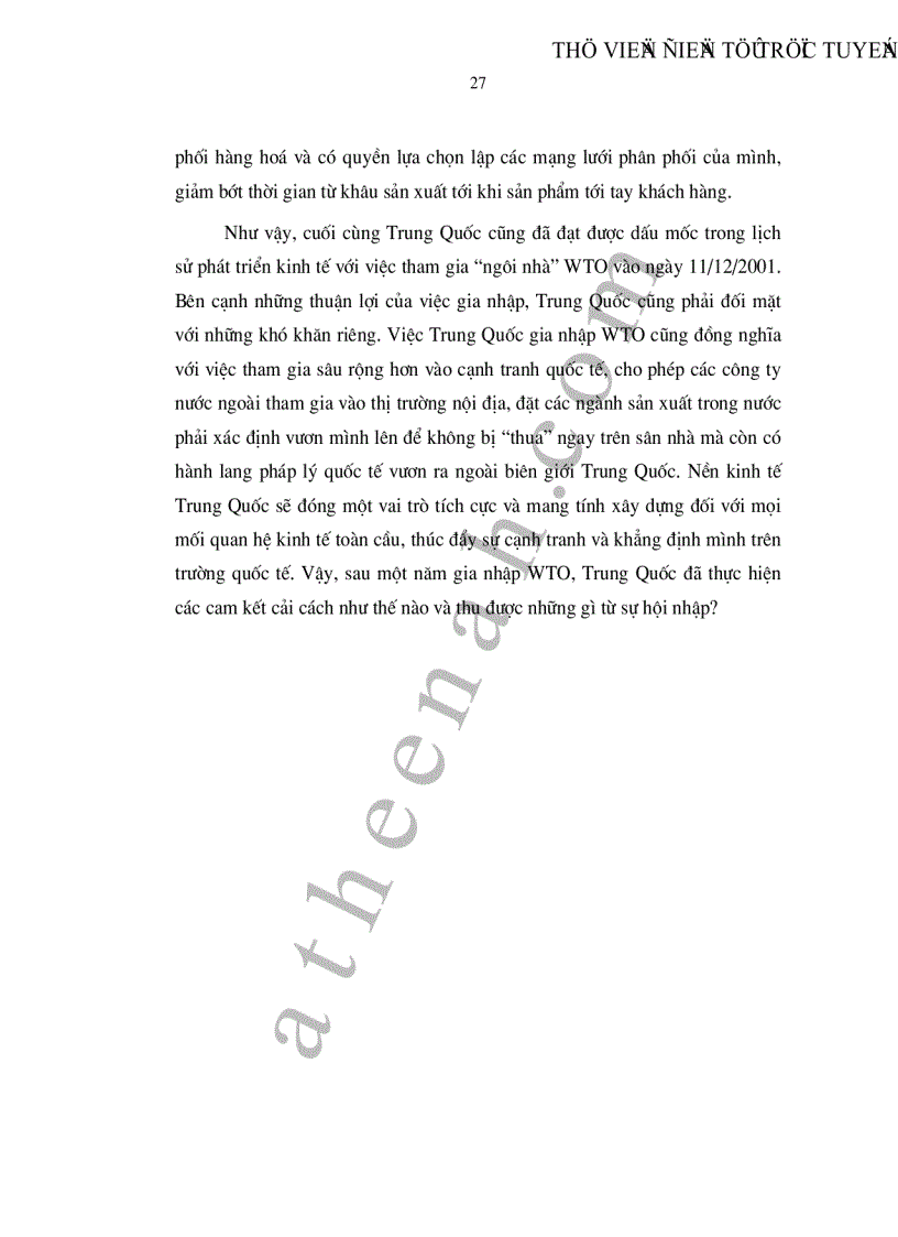 image for page Một số cải cách chính sách thương mại của Trung Quốc kể từ sau khi gia nhập WTO và bài học kinh nghiệm cho Việt Nam