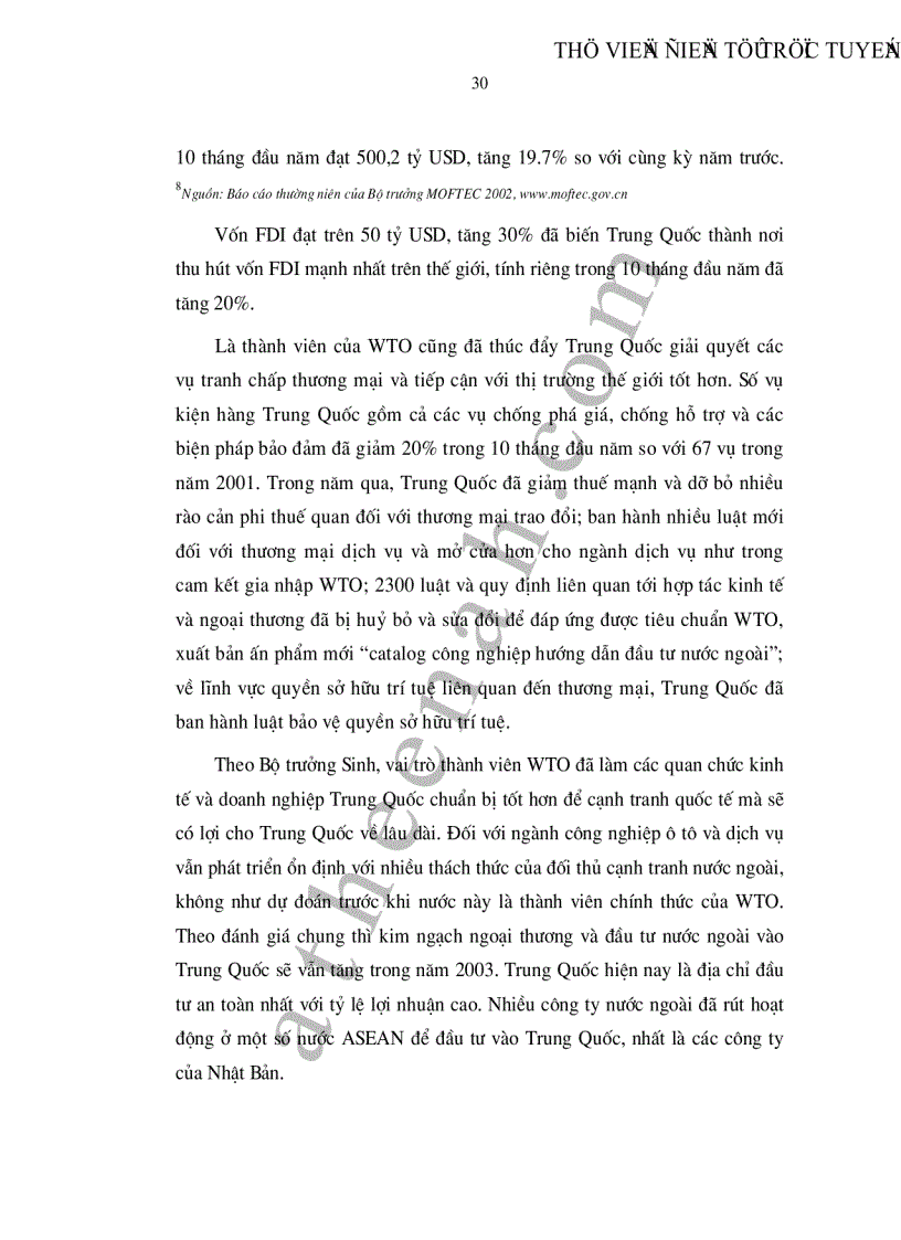 image for page Một số cải cách chính sách thương mại của Trung Quốc kể từ sau khi gia nhập WTO và bài học kinh nghiệm cho Việt Nam