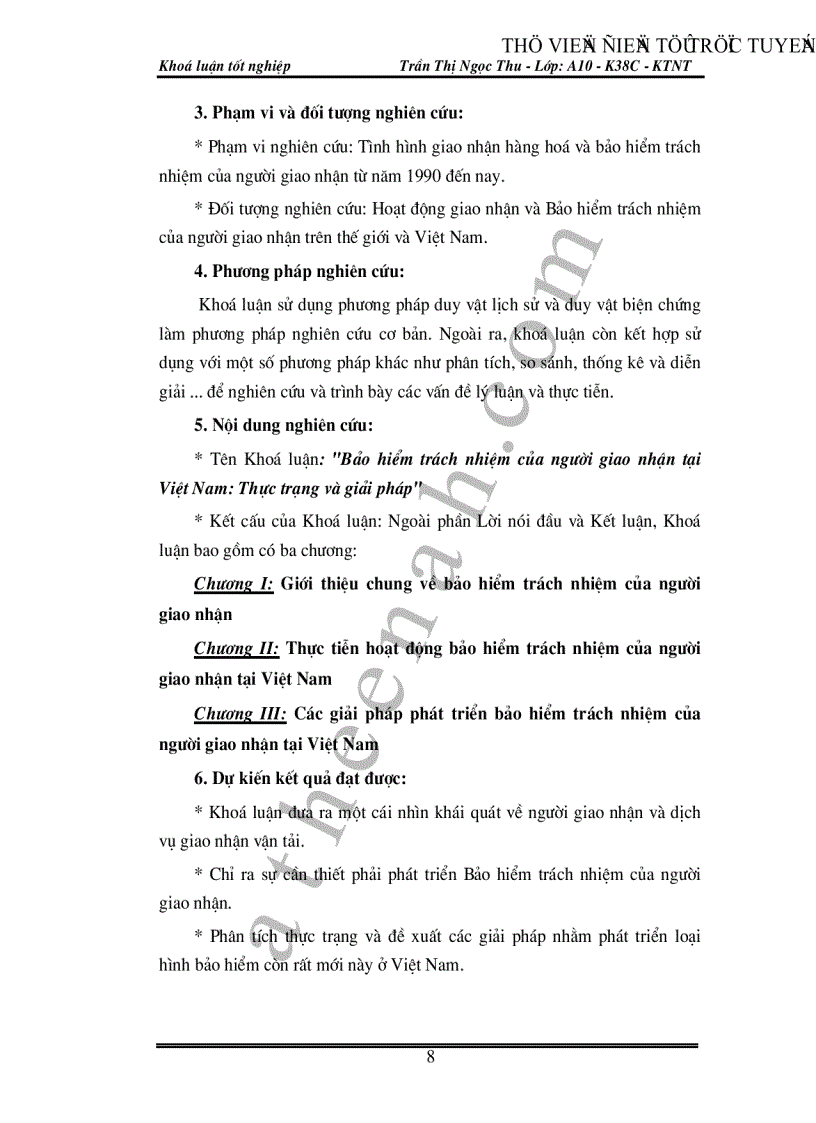 image for page Bảo hiểm trách nhiệm của người giao nhận tại Việt Nam Thực trạng và giải pháp