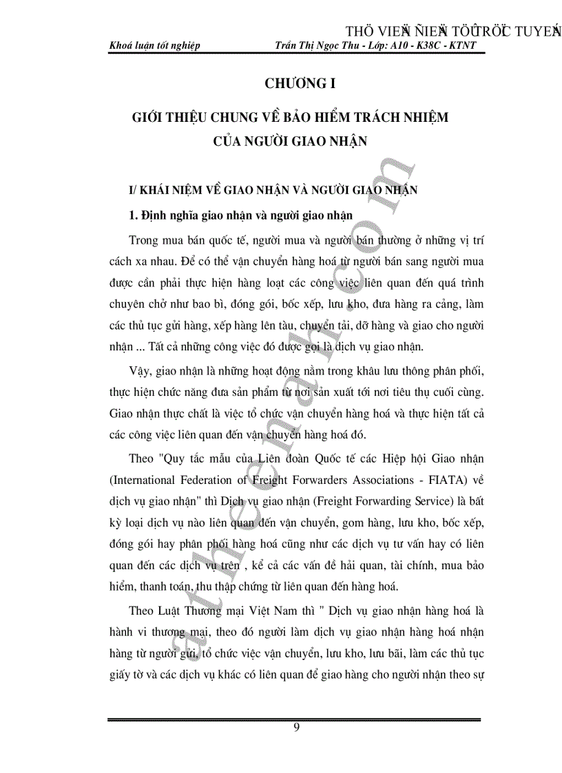 image for page Bảo hiểm trách nhiệm của người giao nhận tại Việt Nam Thực trạng và giải pháp