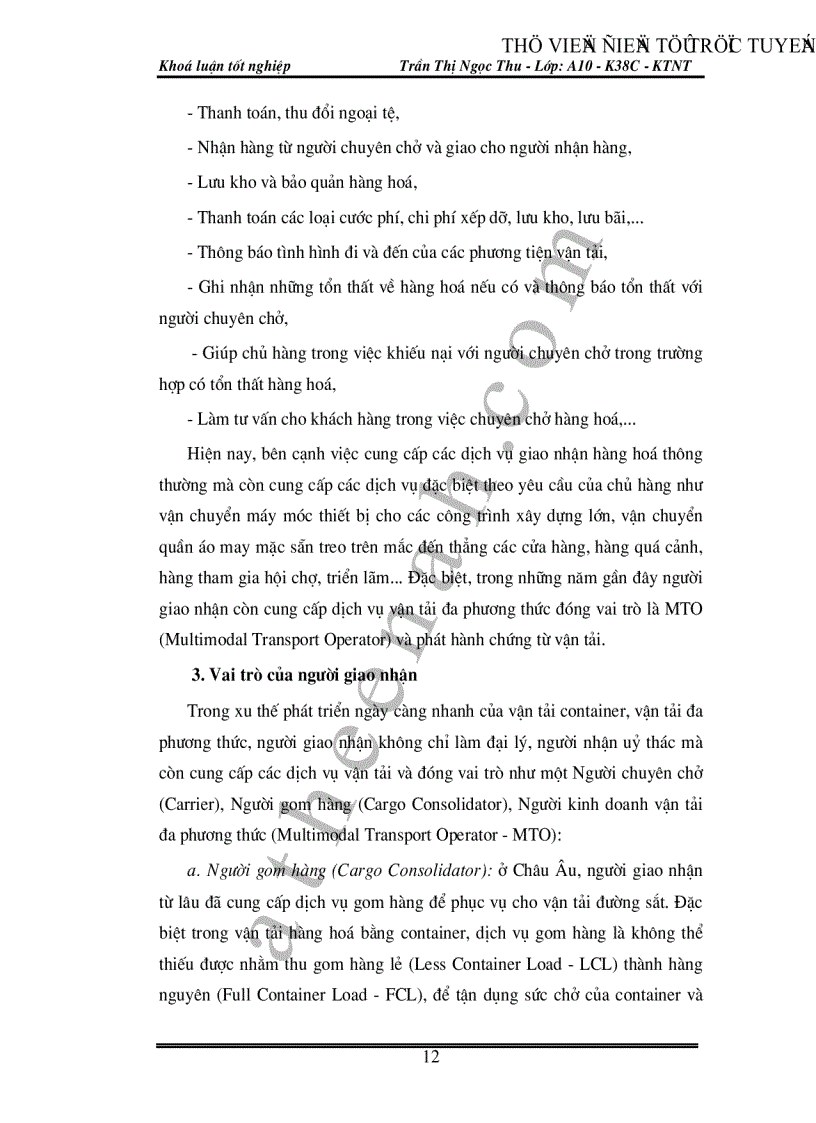 image for page Bảo hiểm trách nhiệm của người giao nhận tại Việt Nam Thực trạng và giải pháp