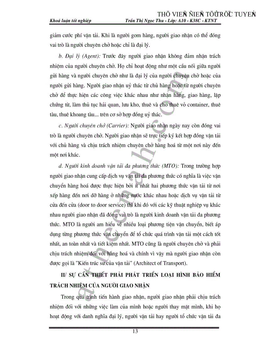 image for page Bảo hiểm trách nhiệm của người giao nhận tại Việt Nam Thực trạng và giải pháp