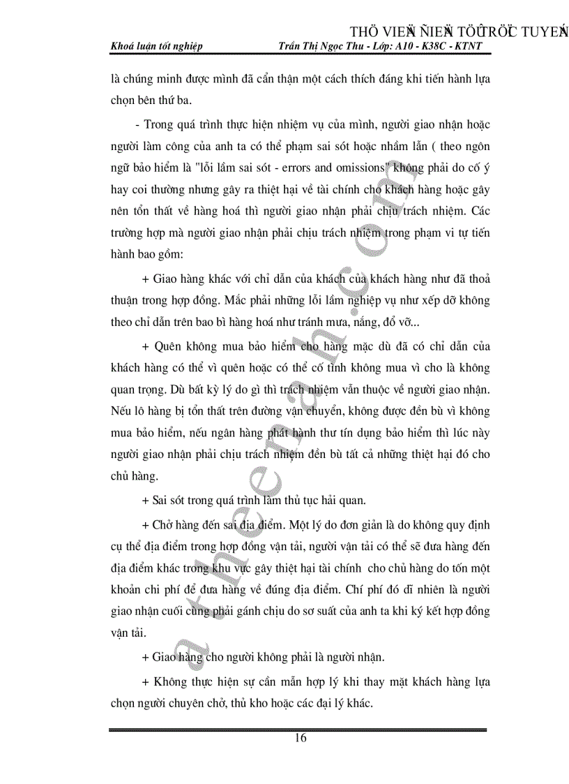 image for page Bảo hiểm trách nhiệm của người giao nhận tại Việt Nam Thực trạng và giải pháp