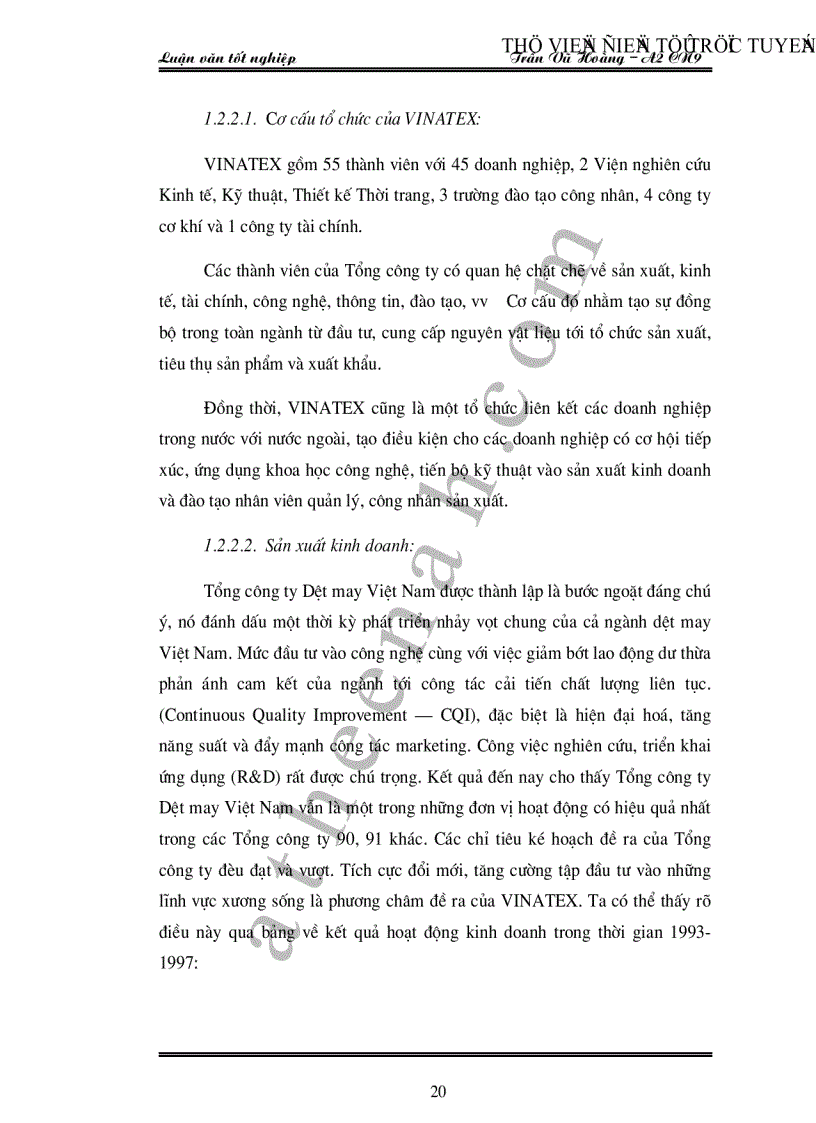 image for page Hoạt động kinh doanh xuất khẩu hàng dệt may Việt Nam thực trạng và giải pháp