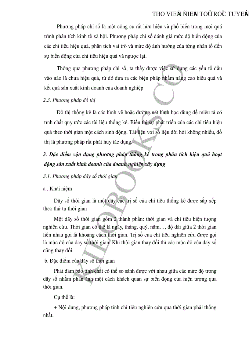 image for page Vận dụng một số phương pháp thống kê phân tích hiệu quả hoạt động của Tổng công ty xây dựng công trình giao thông
