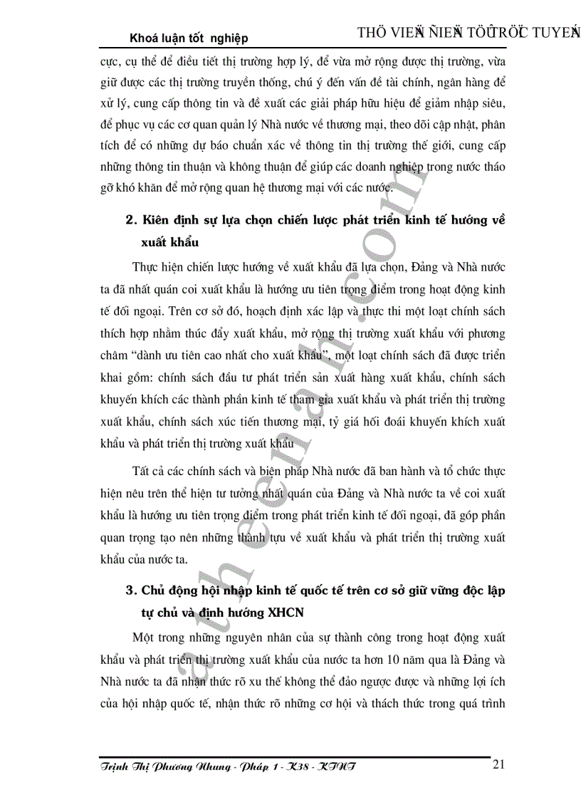 image for page Phương hướng phát triển thị trường xuất khẩu của Việt nam trong giai đoạn 2001 2010 và tầm nhìn đến năm 2020