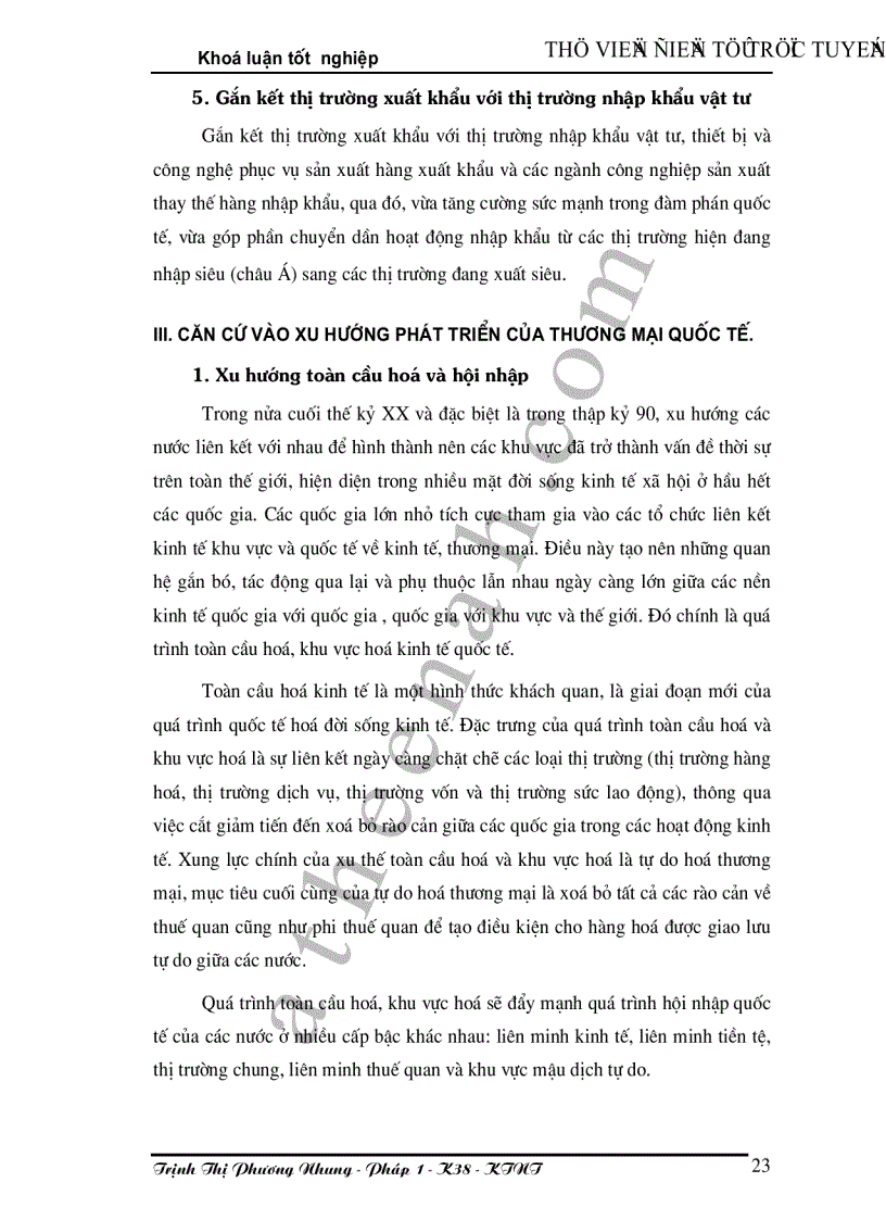 image for page Phương hướng phát triển thị trường xuất khẩu của Việt nam trong giai đoạn 2001 2010 và tầm nhìn đến năm 2020