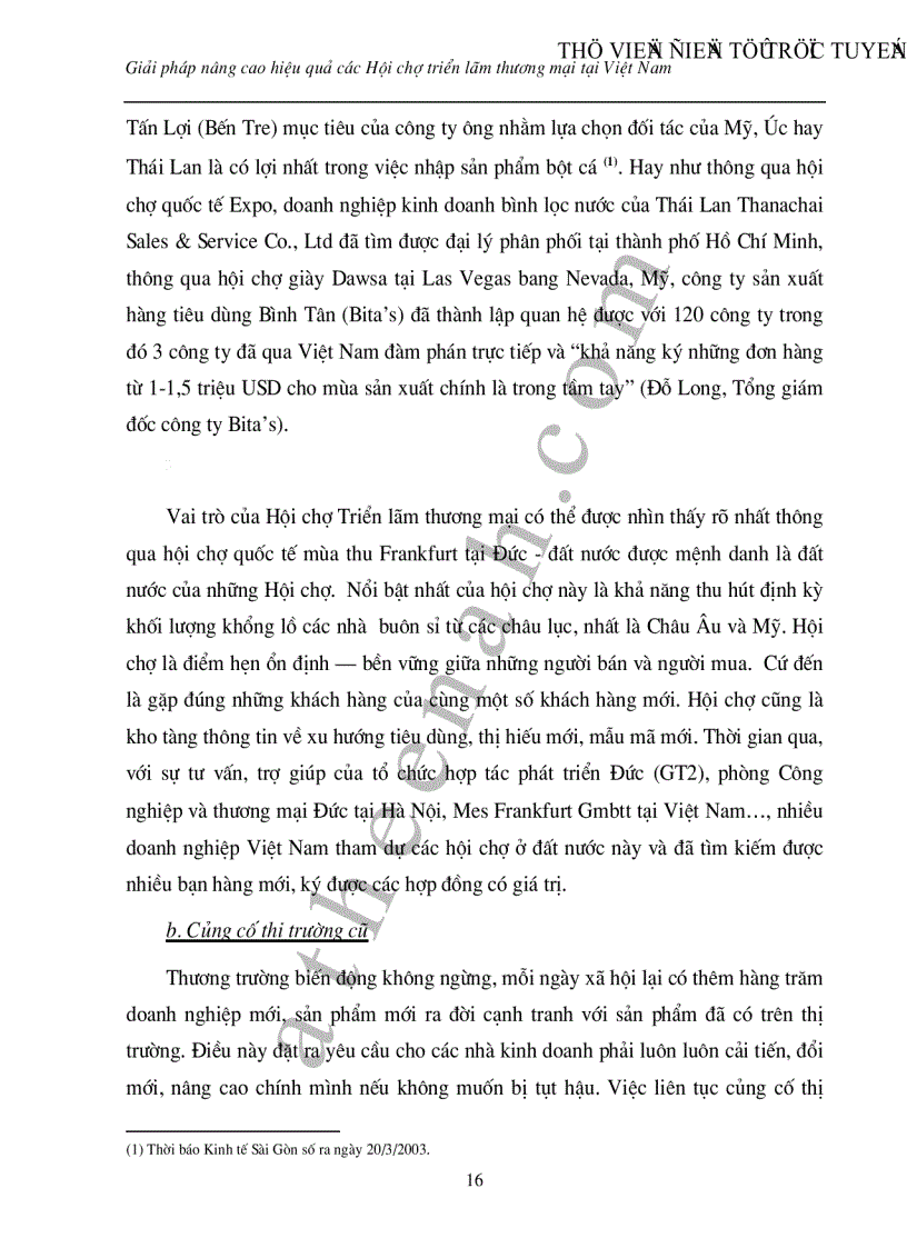 image for page Giải pháp nâng cao hiệu quả Hội chợ Triển lãm tại Việt Nam