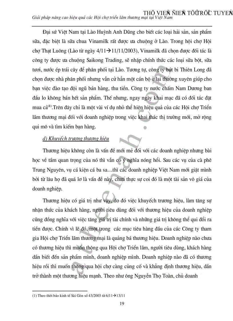 image for page Giải pháp nâng cao hiệu quả Hội chợ Triển lãm tại Việt Nam