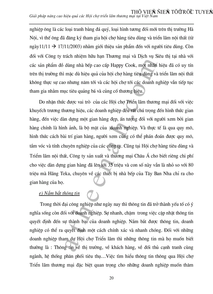 image for page Giải pháp nâng cao hiệu quả Hội chợ Triển lãm tại Việt Nam