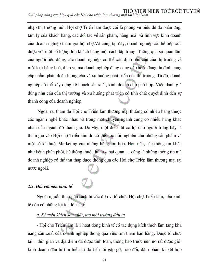 image for page Giải pháp nâng cao hiệu quả Hội chợ Triển lãm tại Việt Nam