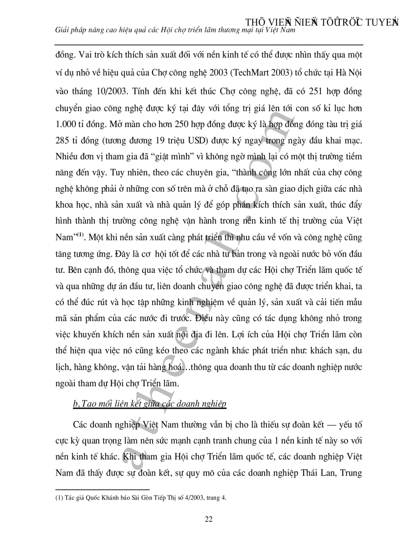 image for page Giải pháp nâng cao hiệu quả Hội chợ Triển lãm tại Việt Nam