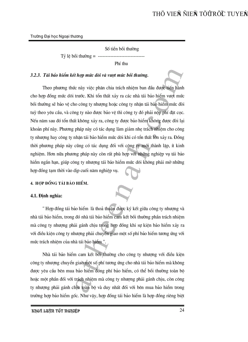 image for page Tình hình triển khai nghiệp vụ tái bảo hiểm kỹ thuật tại công ty tái bảo hiểm Quốc Gia Việt Nam Vinare