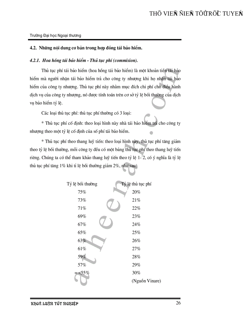 image for page Tình hình triển khai nghiệp vụ tái bảo hiểm kỹ thuật tại công ty tái bảo hiểm Quốc Gia Việt Nam Vinare