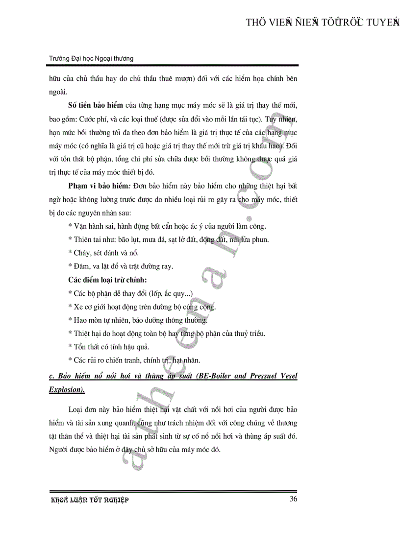 image for page Tình hình triển khai nghiệp vụ tái bảo hiểm kỹ thuật tại công ty tái bảo hiểm Quốc Gia Việt Nam Vinare