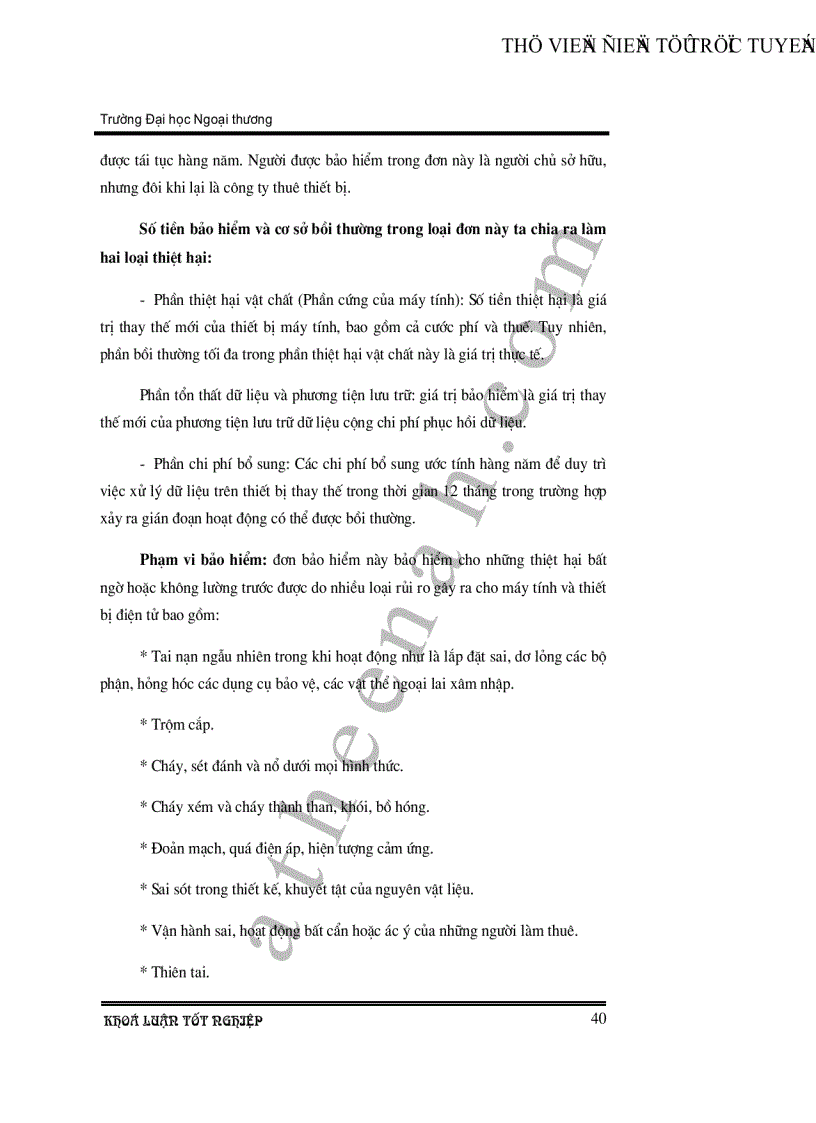 image for page Tình hình triển khai nghiệp vụ tái bảo hiểm kỹ thuật tại công ty tái bảo hiểm Quốc Gia Việt Nam Vinare