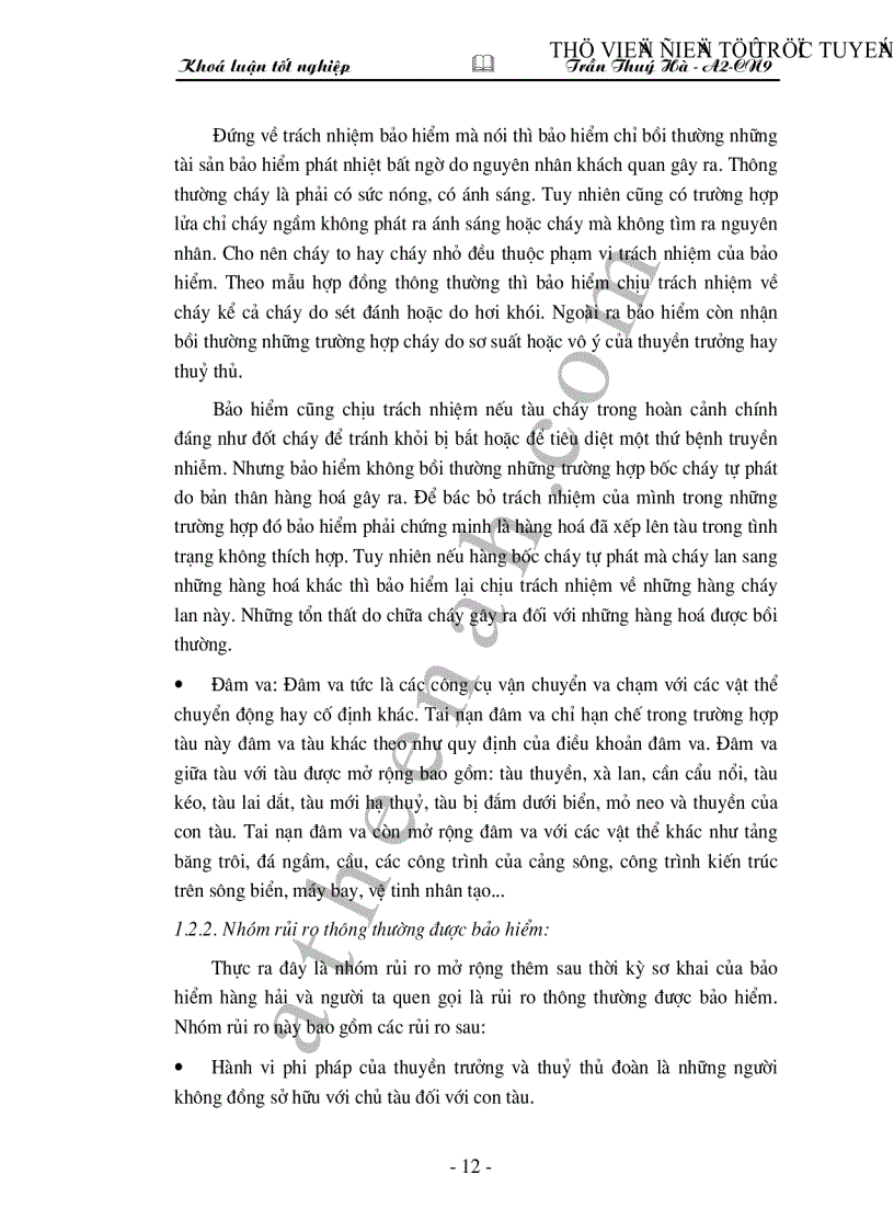 image for page Bảo hiểm thân tàu và trách nhiệm chủ tàu tại Tổng công ty bảo hiểm Việt Nam