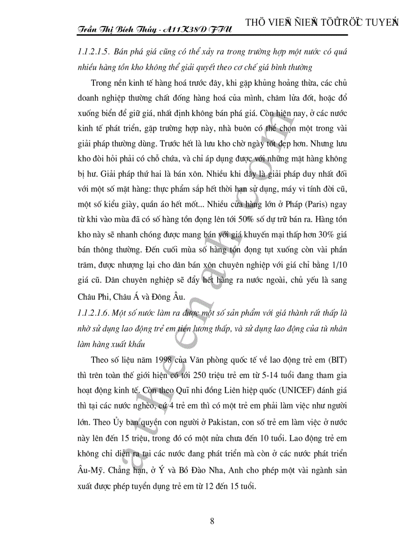 image for page Hiệp định về chống bán phá giá của WTO và một số giải pháp chống bán phá giá của Việt Nam trong tiến trình hội nhập kinh tế quốc tế