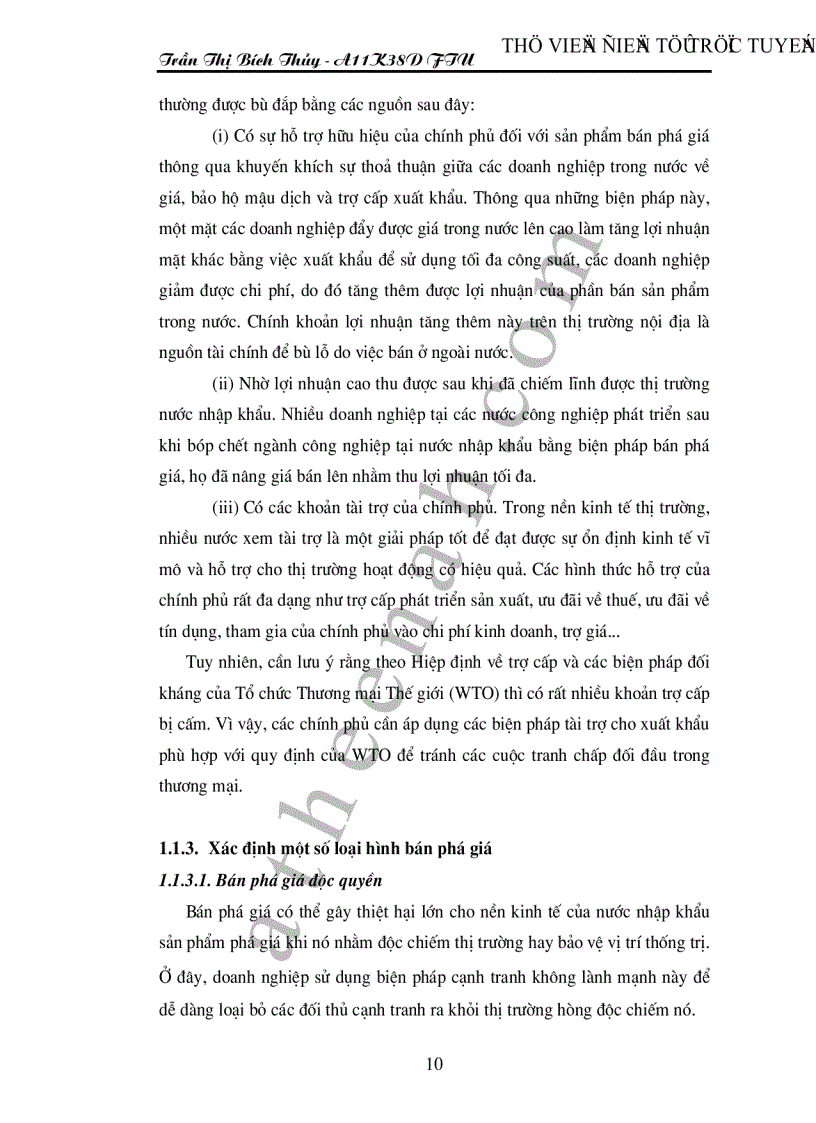 image for page Hiệp định về chống bán phá giá của WTO và một số giải pháp chống bán phá giá của Việt Nam trong tiến trình hội nhập kinh tế quốc tế