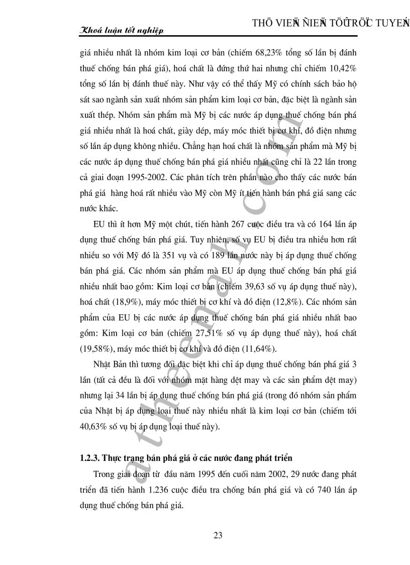 image for page Hiệp định về chống bán phá giá của WTO và một số giải pháp chống bán phá giá của Việt Nam trong tiến trình hội nhập kinh tế quốc tế